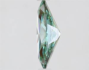 1.23ct ตัดเพชรสีเขียวสดใสแฟนซี VS1ห้องปฏิบัติการเพชรโต/เพชรหลวม - Product Image 3