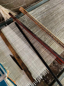 Panier en rotin tressé à la main de style nautique vintage, en rotin naturel, tissage vietnamien, motif tressé, vente chaude - Product Image 5