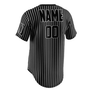 Maillot de baseball avec logo personnalisé uniformes de l'équipe pour hommes impression par sublimation polyester respirant à séchage rapide - Product Image 2