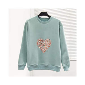 Sudadera Tejida para Mujer, Impresión Digital, Jersey Sólido con Cremallera Lateral, Suministro ODM, Ropa Deportiva Informal para Otoño e Invierno - Product Image 1