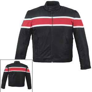 Chaqueta de Motociclista de Cuero para Hombre HMB-0529A, Logotipo Frontal, Ecológica, Ligera, Chaqueta de Motociclista Moderna, Negra, Venta al por Mayor Directa de Fábrica - Product Image 6