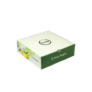 Elegant Customized Rigid <b>Square</b> Flower Mailing <b>Box</b> 19x19x7 cm with Glossy or Matt Lamination and Embossing - Product Image 1