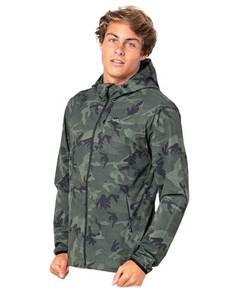 Veste de pluie à panneaux multiples pour hommes, coupe-vent léger et imperméable à capuche, manteau décontracté pour la randonnée et le voyage. - Product Image 2