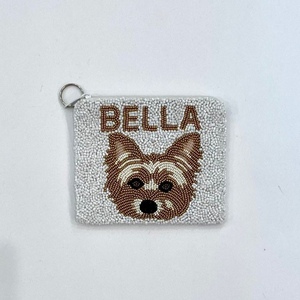 Multi Colour High Quality Cowboy Beaded Pouch Handcrafted Western <b>Mini</b> Coin Purse Zipper Closure <b>Canvas</b> Material - Product Image 5