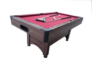 NOUVEAU - Table de billard d'intérieur avec coussin en caoutchouc et plateau en ardoise - Ping-PongFactory - Tables de snooker/billard modernes de luxe pour la maison - 7ft, 8ft, 9ft - Bois massif - Product Image 3