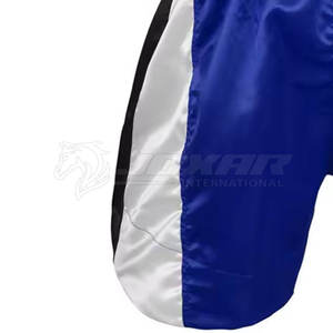 กางเกงขาสั้นผู้ชายแบบแห้งเร็วยืดหยุ่นน้ำหนักเบาทนทาน100% โพลีเอสเตอร์สำหรับชกมวยศิลปะการต่อสู้และฟิตเนส - Product Image 6