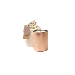 Contenedor de vela de cobre de diseño fabuloso con tarro de vela de forma redonda de calidad superior a precio asequible - Product Image 1