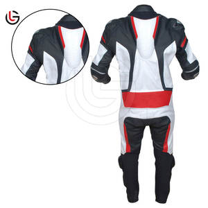 Custom Made Men's Motorcycle Suit Set for Men <b>One</b> Two Pieces Latest Style Breathable Genuine Cowhide Leather Made <b>in</b> Pakistan - Product Image 4