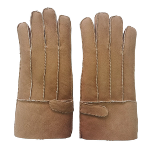 Guantes personalizables sin silicona transpirables con textura de grano de piel de cordero Merino de doble cara genuina suave - Product Image 2