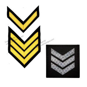 Parche Bordado de Chevron para Coser o Planchar en el Hombro o el Brazo, Diseño Personalizado - Product Image 2