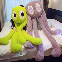 도매 박제 긴 다리 인형 봉제 문어 베개 사용자 정의 박제 문어 봉제 완구 대형 거대한 문어 봉제 장난감