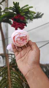 Decoración de árbol de Navidad, racimos de rosas con colgante de perlas, decoración india tradicional, trae la belleza de la naturaleza, cadena - Product Image 4