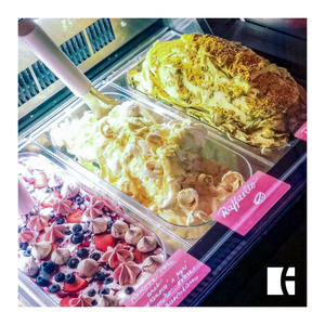 FRAMEC MIRABELLA H 6 G-3 Scoop Ice Cream Ice Lollies Pastry Display Fridge <b>Refrigerator</b> <b>Freezer</b> 1190 X 677 X 1190 mm 6X5 Litres - Product Image 3