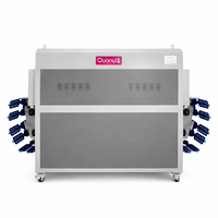 Machine de séchage et d'activation automatique verticale QUANYI pour semelles et tiges de chaussures NIR, certifiée ISO, avec composants PLC essentiels