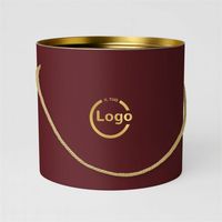 Boîtes cylindriques rigides pour panettone 25x23cm - Papier kraft personnalisé avec estampage à chaud pour emballage alimentaire