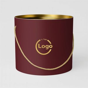 Cajas mod. CIRCLE para panettone 25x23cm - Personalizado caliente - Product Image 4
