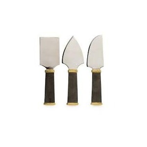 Fourchette en acier inoxydable de haute qualité, ensemble de couteaux à beurre et fromage avec manche en bois, table de cuisine domestique, serveur de gâteaux - Product Image 2