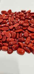 พลอยปะการังแดงธรรมชาติทรงรีสำหรับทำเครื่องประดับ ขนาดและน้ำหนักคละแบบ จากราชสถาน - Product Image 2