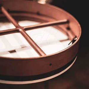 Tambores Chamánicos Hechos a Mano con Piel de Vaca Ecológica para Rituales de Sanación y Práctica Musical - Product Image 5