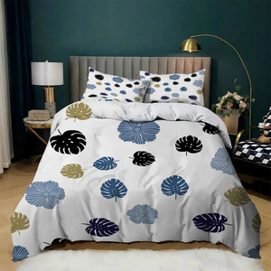 Housse de couette en coton personnalisée de qualité supérieure, 300 fils, imperméable, écologique, style moderne, toutes saisons, lavable - Product Image 2