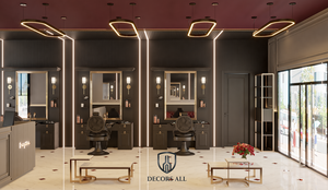 Muebles de Barbería Modernos y Personalizados con Diseño de Madera Resistente para Uso en Hoteles y Gimnasios - Product Image 6