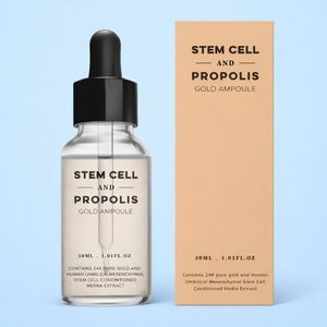 Suero Ampolla de Propóleo Premium con Ácido Hialurónico, Péptidos y Niacinamida para el Rostro, Antiarrugas y Antienvejecimiento - Product Image 1