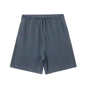 <b>Men's</b> <b>shorts</b> Stone Wash <b>Shorts</b> 100% Cotton French Terry Fleece Sun Faded High Street Vintage Washed Custom <b>Shorts</b> <b>For</b> <b>Men</b> - Product Image 4