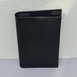 ที่ใส่เมนู A4ทำจากหนัง PU แบบพรีเมียมเหมาะสำหรับร้านอาหารคาเฟ่หรือบาร์ (สีดำ) - Product Image 3