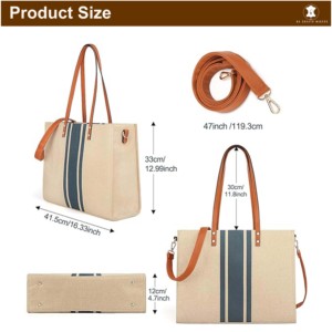 Bolso de mano OEM hecho en fábrica para mujer, se adapta a bolsos grandes de trabajo para ordenador portátil de 15,6 pulgadas, maletín para ordenador, bolso de hombro - Product Image 6