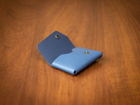 Dompet RFID kulit asli buatan tangan untuk pria, dompet kartu ID pekerjaan pendek, penutup paspor, dompet koin, tempat kartu uang