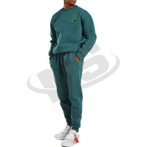 Ensemble de survêtements décontractés pour hommes, les plus vendus en gros, avec logo personnalisé, tenue de jogging d'extérieur, en coton, tendance hiver - Product Image 4