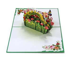การ์ดอวยพรป๊อปอัพ3D ของขวัญวันแม่พร้อมดอกไม้และสุขสันต์วันแม่ - Product Image 4