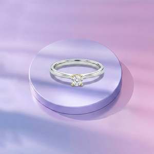 Bague en diamant Sovereign Shine - Or rose et or blanc, bijoux de mode - Product Image 1