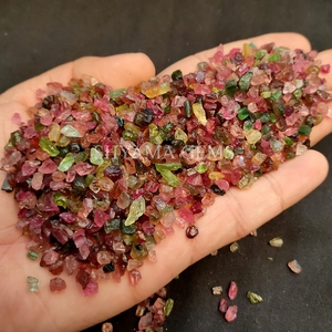 Tự Nhiên Đa <span class=keywords><strong>Tourmaline</strong></span> Nguyên Thô Pha Lê Đá Hỗn Hợp Màu Sắc Lỏng Đá Quý Đối Với Trang Sức Làm Tại Nhà Máy Bán Buôn Giá - Product Image 2
