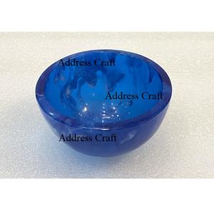 Mini bol en résine de créateur pour servir des fruits secs Bol de service décoratif fait à la main Décoration de la maison Décoration de mariage Bol en résine Assiettes - Product Image 1