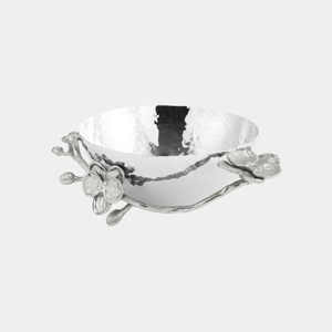 Bol de service à fruits décoratif au design admirable Bol de service en métal doré de la meilleure qualité avec accent floral au prix le plus bas - Product Image 6