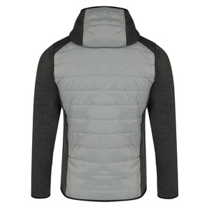 Nuevo abrigo de chaqueta de lana híbrida con capucha de golf personalizado con logotipo personalizado ropa de bombardero informal de invierno con cremallera - Product Image 2