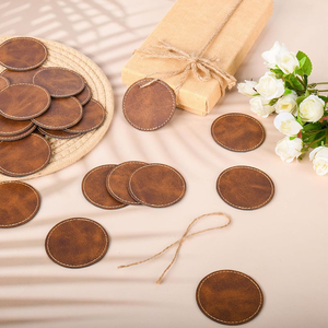 ป้ายหนังเทียม PU สำหรับกางเกงยีนส์หมวกสินค้าหนังอื่นๆพิมพ์ลายสลักด้วยเลเซอร์แบบกำหนดเอง - Product Image 6