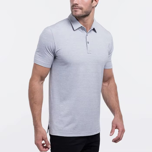 Nouveau style de polo de golf avec logo personnalisé 100% coton T-shirt de sport de jogging T-shirt polo confortable pour hommes - Product Image 1
