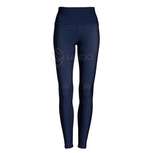 เลกกิ้งผู้หญิงคุณภาพสูง แบบซับลิเมชั่น แห้งเร็ว ระบายอากาศได้ดี ทนทาน ไร้ตะเข็บ ความยาวเต็มตัว เอวยางยืด สำหรับโยคะและกีฬา - Product Image 1