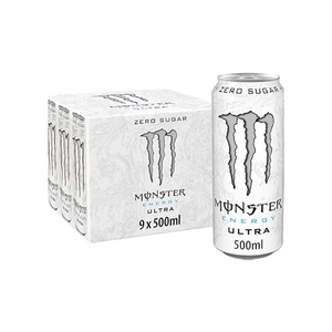 Venta al por mayor de bebidas energéticas Monsterr Ultra White en paquetes de 24 latas de 500 ml, sin azúcar, con taurina y vitaminas del grupo B, para distribuidores. - Product Image 6