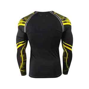 Camiseta de Compresión (Rash Guard) para Hombre, Transpirable, Manga Larga, Spandex, BJJ, Sublimación OEM, Directo de Fábrica - Product Image 2