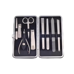 Ensemble d'ongles en acier pour manucure et pédicure kit de beauté avec outils pour enlever la peau morte des ongles vente en gros - Product Image 3