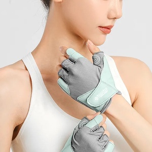 Professional Half-Finger Fitness <b>Gloves</b> for Bodybuilding and <b>Weight</b> Lifting Workouts - Product Image 2