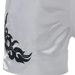 กางเกงขาสั้นกีฬาของผู้ชาย2023พิมพ์โลโก้สีพื้นระบายอากาศผ้าฝ้าย100% เอวยางยืดฮิปฮอปสไตล์ลำลอง - Product Image 6