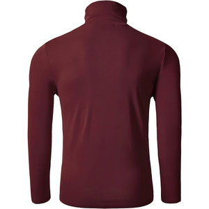 Men Autumn Plain Color Design Turtle Neck Full Sleeve T <b>Shirts</b> - Product Image 2
