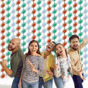 ม่านประดับทรงกลมแวววาวสีเขียวแวววาวใช้ประดับวันฟุตบอลวันอาทิตย์คืนกีฬาสำหรับงานเลี้ยงวันเกิด - Product Image 4