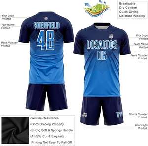 Camisetas de Fútbol Retro Baratas al por Mayor de Fábrica, Calidad Tailandesa, Material Transpirable de Secado Rápido - Product Image 3