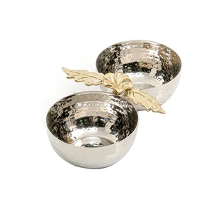 Tazón para Sopa, Utensilios de Mesa, Tazón de Metal Pulido Brillante, Acero Inoxidable, Diseño Personalizado, Tazón para Servir Ensaladas o Frutas - Product Image 2