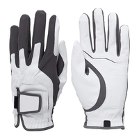 Gants de golf pour hommes en cuir véritable Cabretta de haute qualité, durables, à doigts entiers, antidérapants, extensibles et respirants